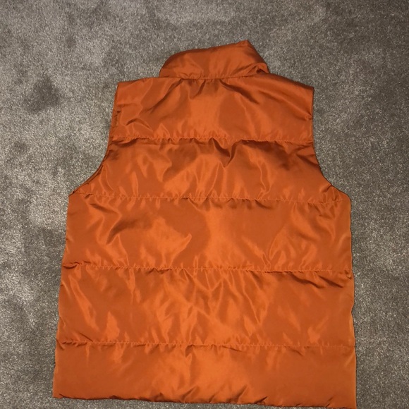 (Gibson Latimer) orange puffy vest NWOT - Picture 2 of 6